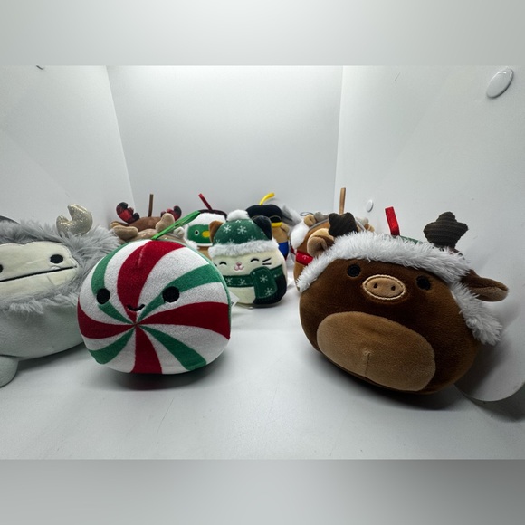 Squishmallows 4" Mini Plush Christmas Tree Ornaments 10pk Official Kellytoy - Picture 2 of 16